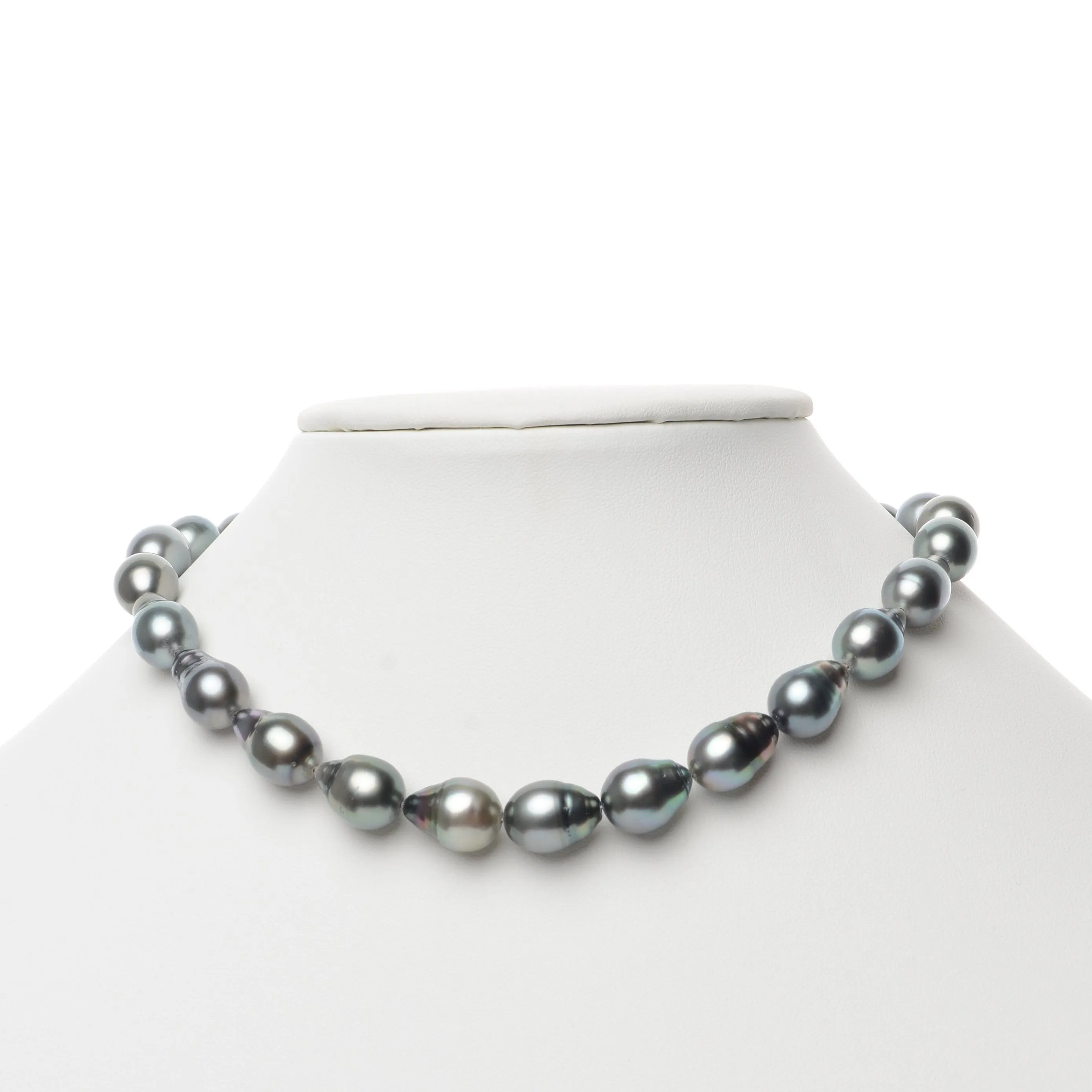 11.1-11.8 mm AAA Tahitian Drop Pearl Necklace