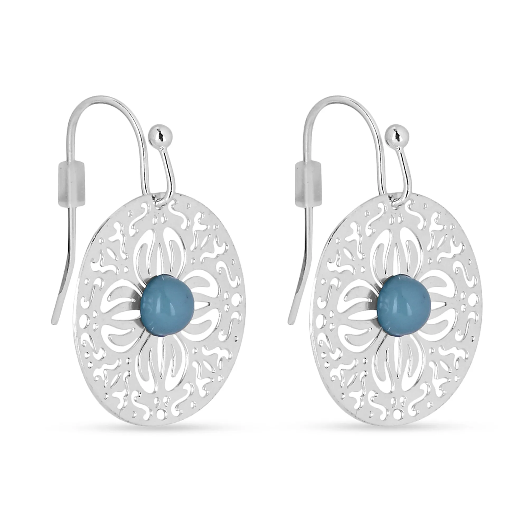 Accessorize London Women's Filigree Short Drop Earrings