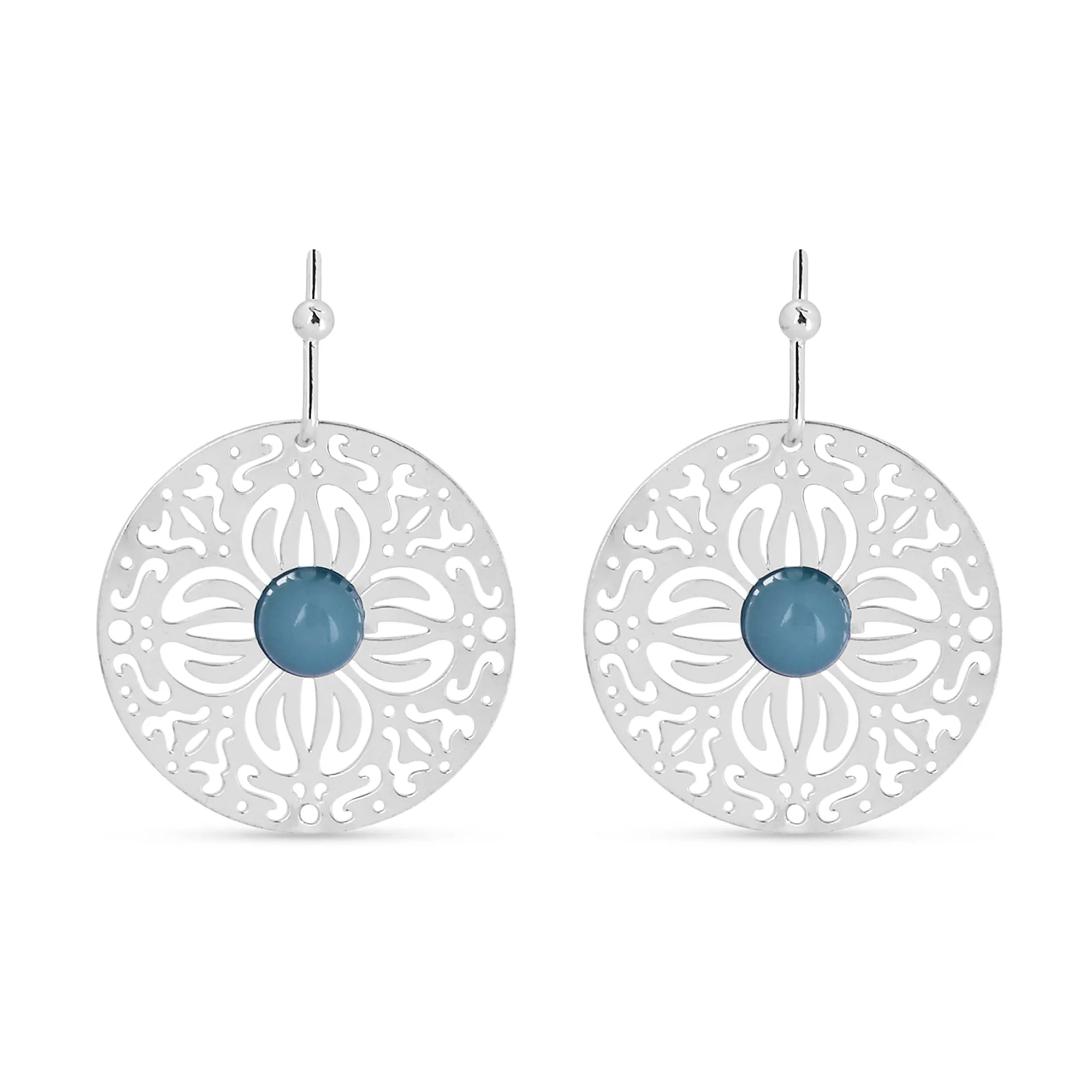 Accessorize London Women's Filigree Short Drop Earrings