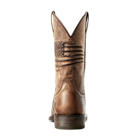 Ariat Circuit Patriot Western Boot (Men) - Weathered Tan