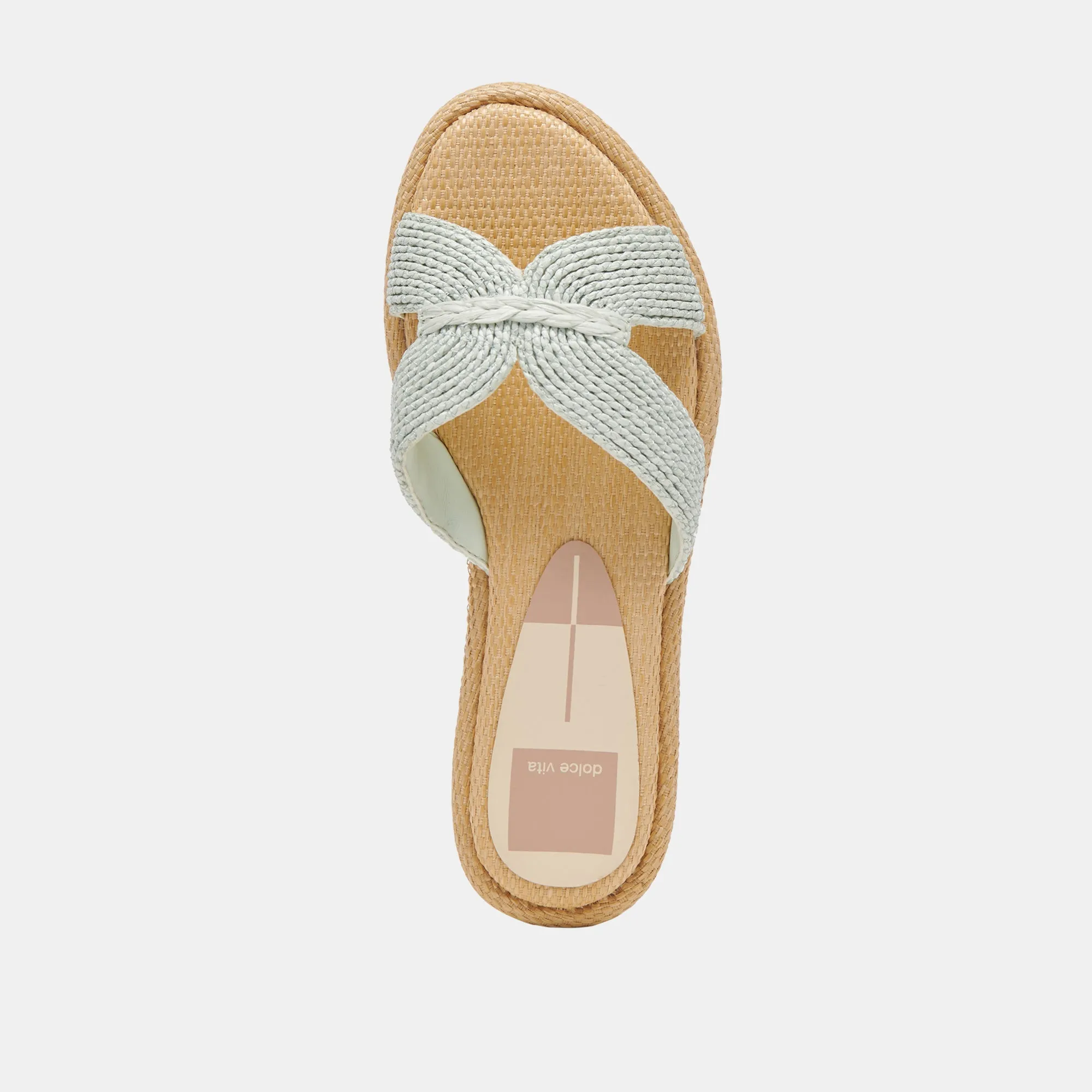 ATOMIC WIDE SANDALS MINT RAFFIA