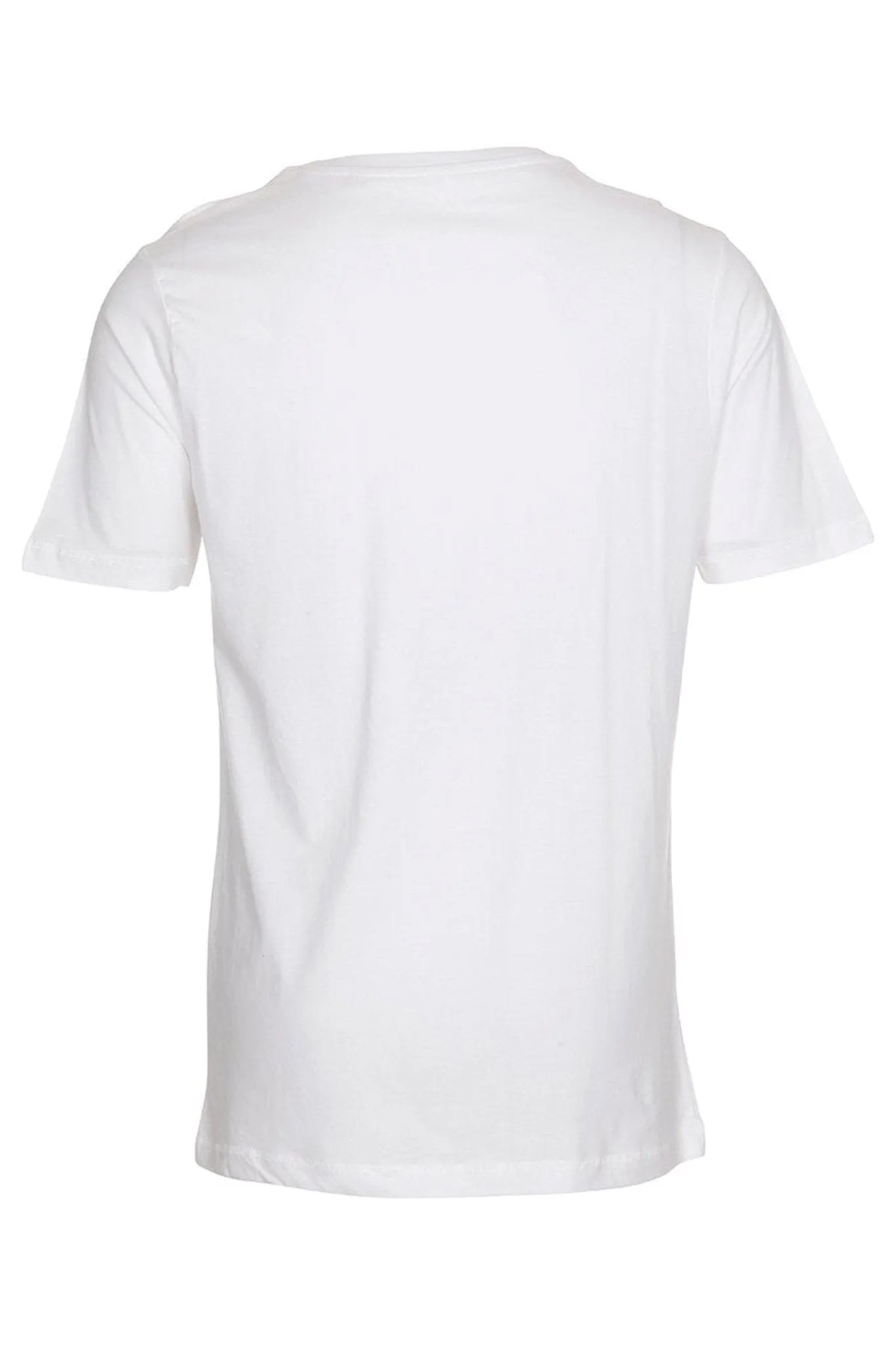 Basic V-neck t-shirt  - Hvid