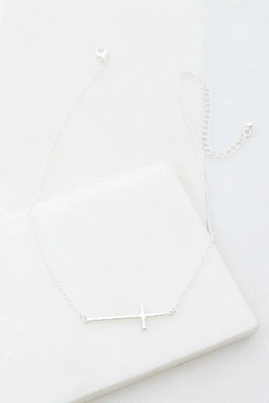 BELIEVE IN THE CROSS NECKLACE [ ONLINE EXCLUSIVE ]