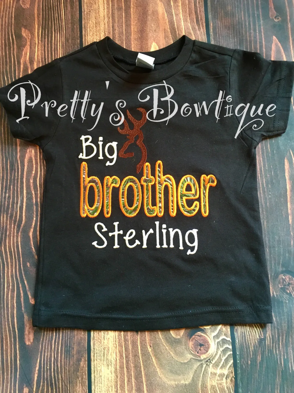 Big brother announcement shirt - Camo big brother t shirt -- big brother shirt -- little brother /sister shirt