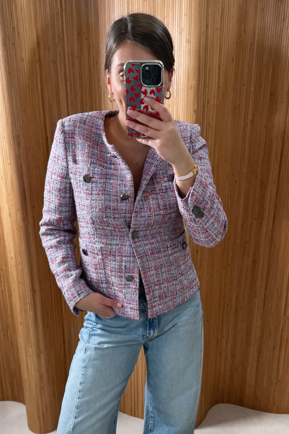 Blazer Beverly in Pink/Multi