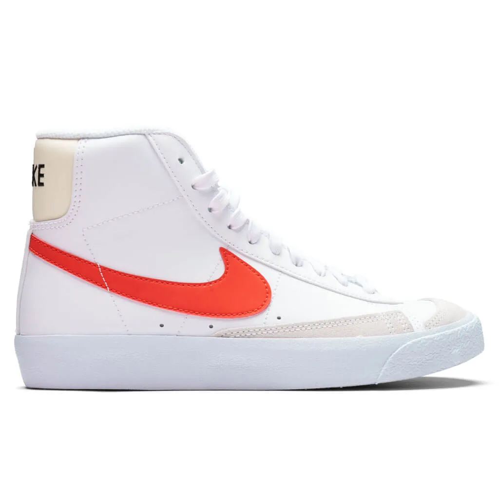 Blazer Mid '77 (GS) - White/Picante Red/Coconut Milk