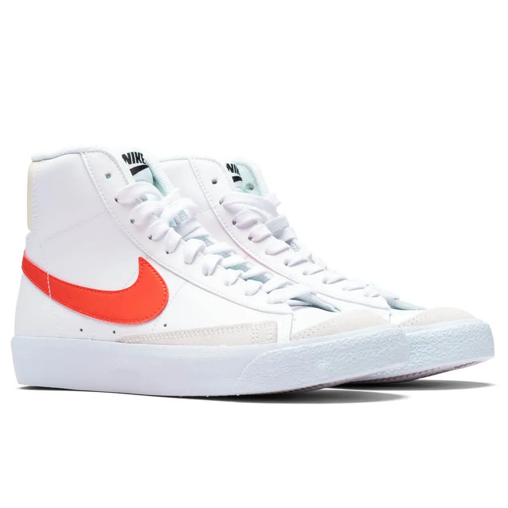 Blazer Mid '77 (GS) - White/Picante Red/Coconut Milk