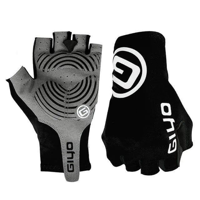 Breaking Wind Cycling Gloves Half Finger Anti-slip Bicycle Mittens Racing Road Bike Glove MTB Biciclet Guantes Ciclismo