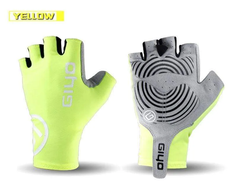 Breaking Wind Cycling Gloves Half Finger Anti-slip Bicycle Mittens Racing Road Bike Glove MTB Biciclet Guantes Ciclismo