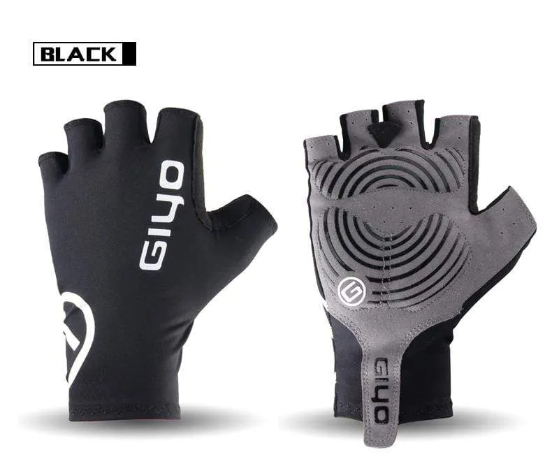 Breaking Wind Cycling Gloves Half Finger Anti-slip Bicycle Mittens Racing Road Bike Glove MTB Biciclet Guantes Ciclismo