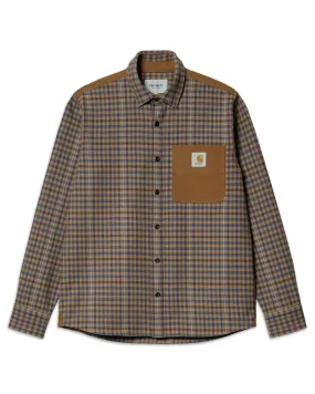 Carhartt Wip L-S Asher Shirt Asher Check