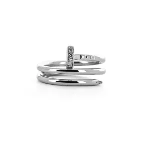 Cartier | Juste Un Clou Ring, Size 4 - White Gold