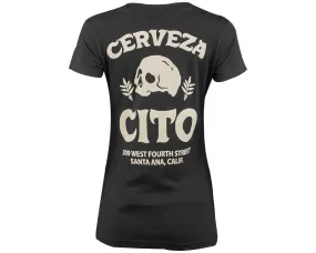 Cerveza Cito Women's V-Neck Tee