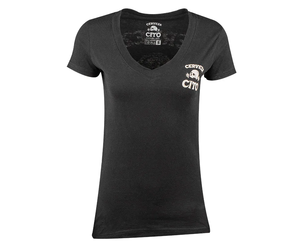 Cerveza Cito Women's V-Neck Tee