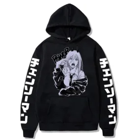 Chainsaw Man Power Cool Anime Hoodie High Quality