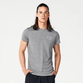 Code V-Neck Muscle Tee - Black Marl