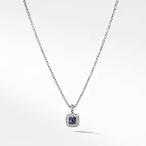 David Yurman Albion Kids Necklace with Black Orchid and Diamonds, 4mm