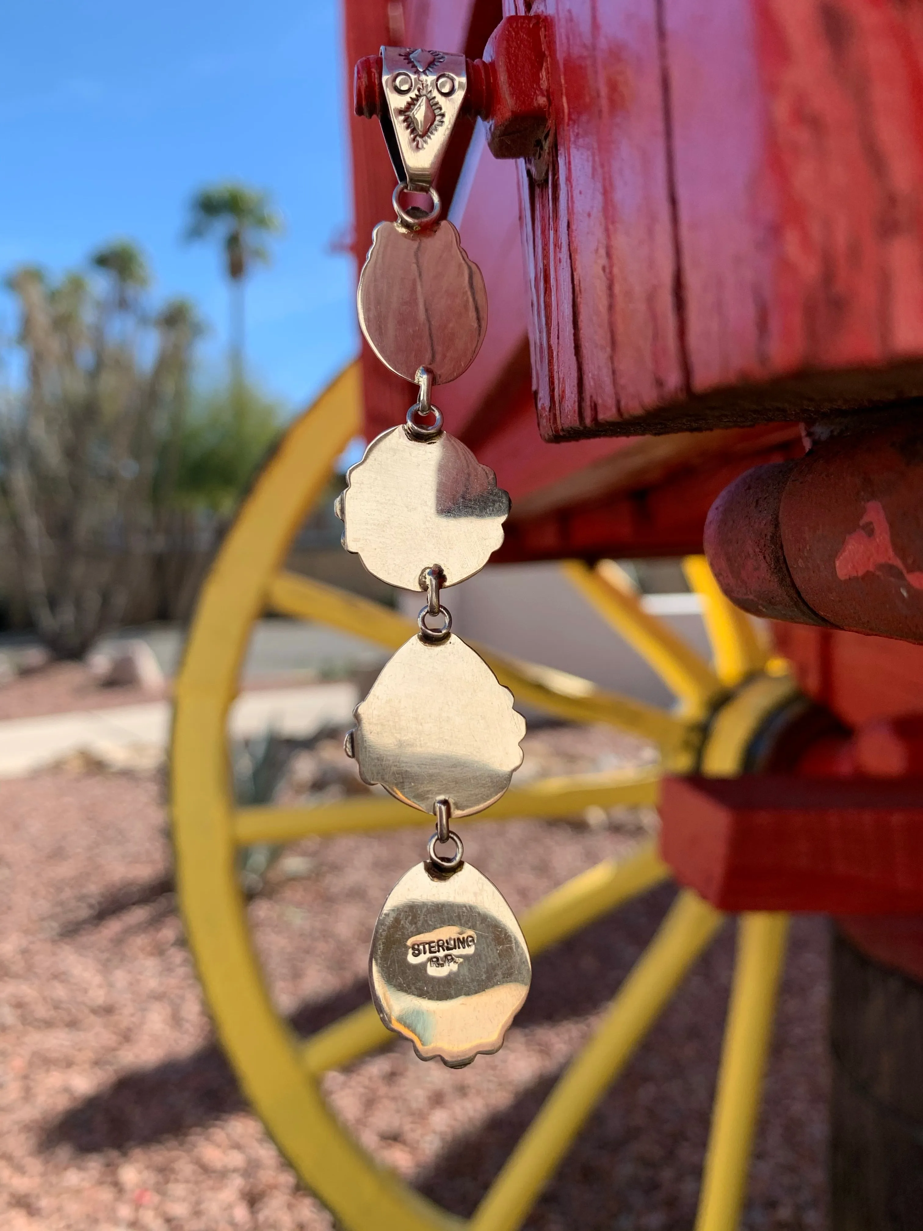 Dry Creek Turquoise Dangle Pendant