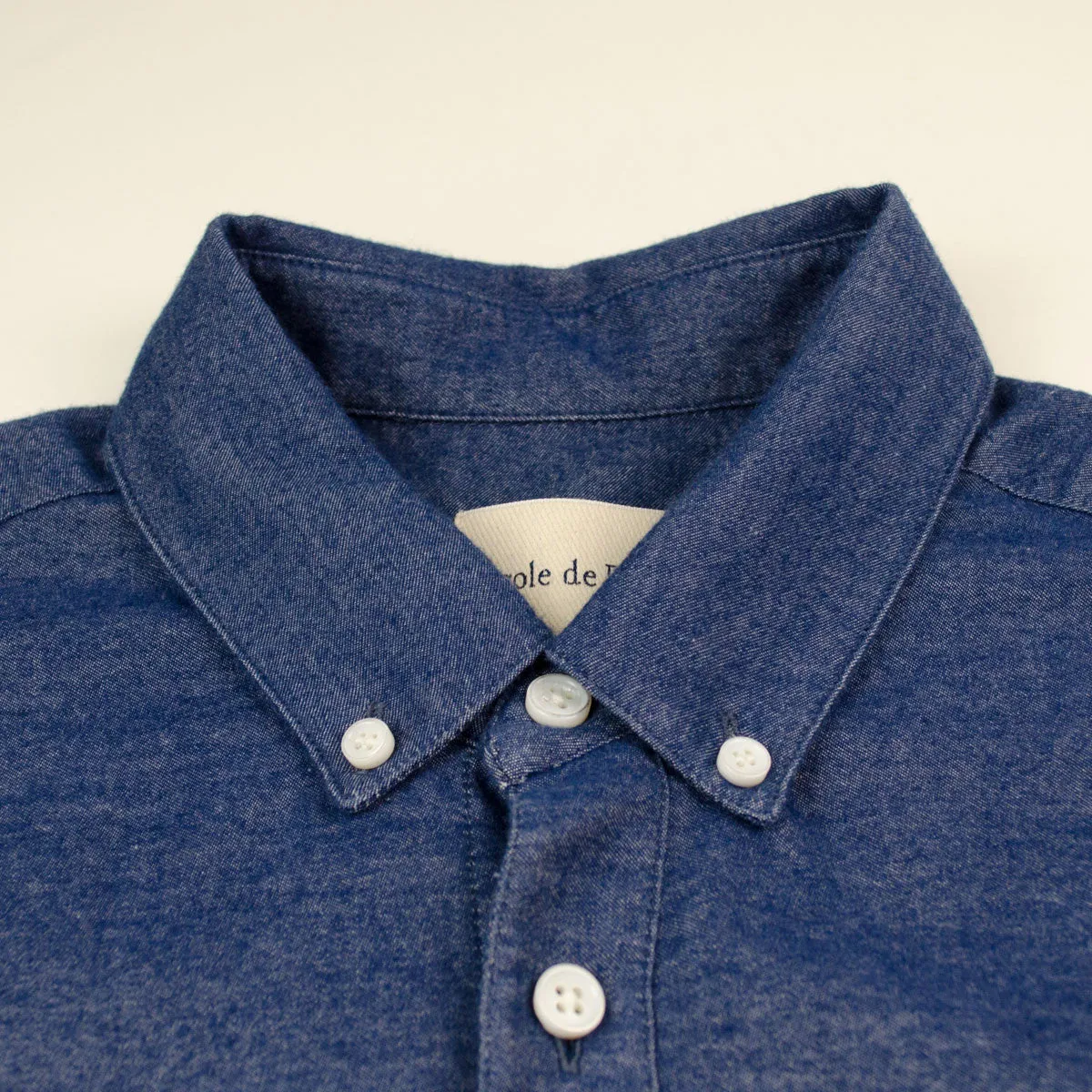 Ecole de Pensée - Home Shirt - Navy Brushed