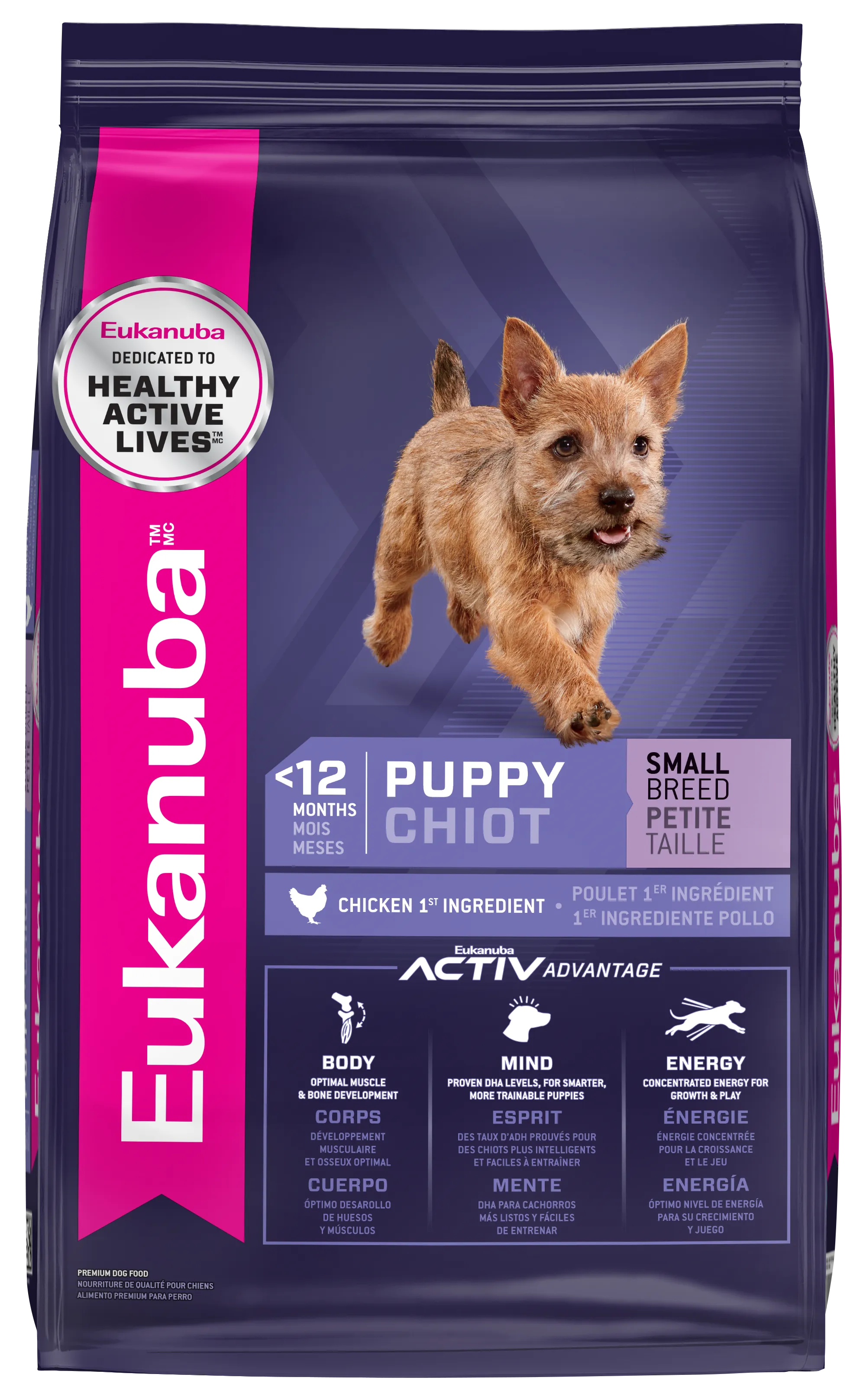 Eukanuba Puppy Small Breed Dry Dog Food, 4.5 lb