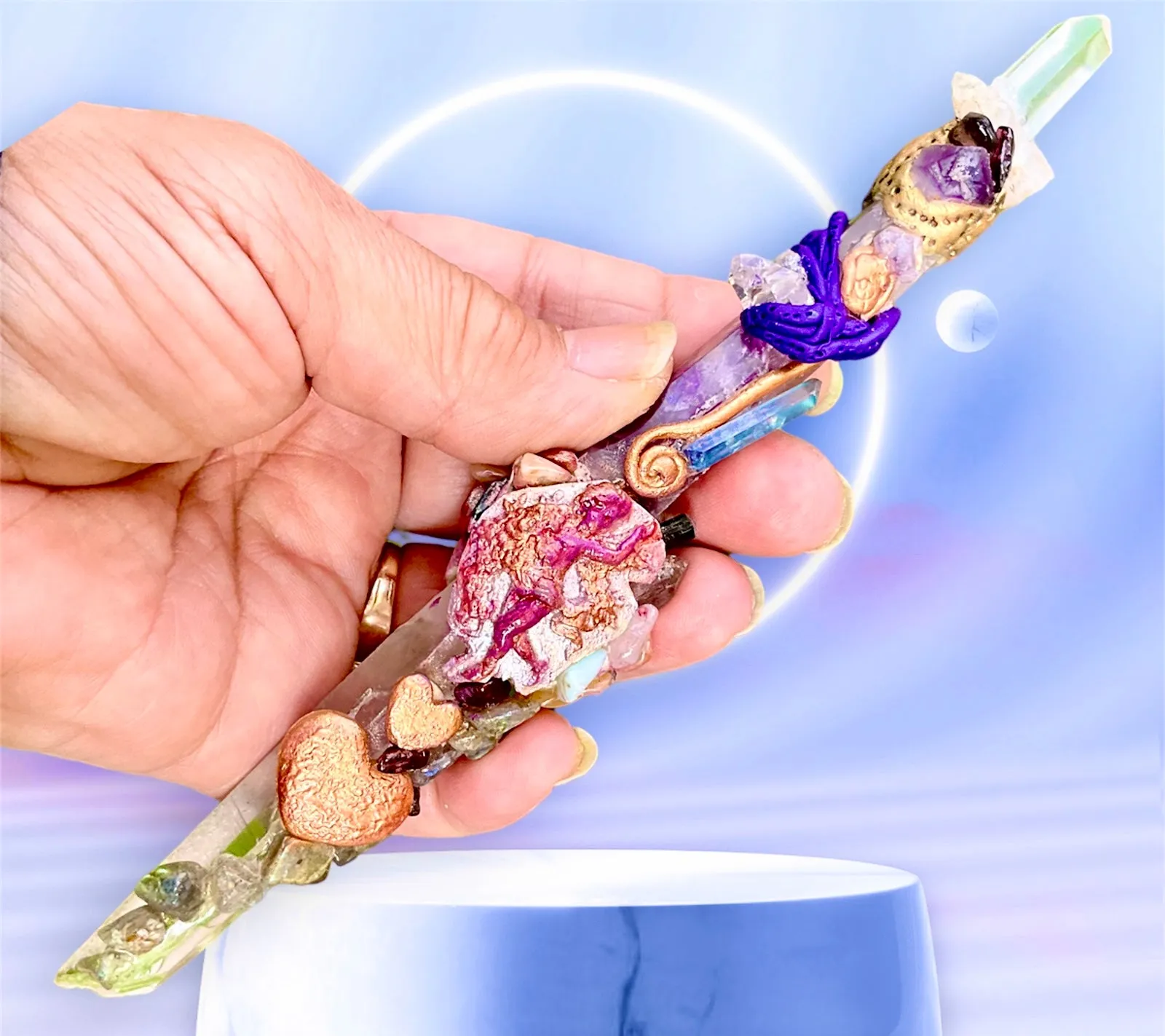 Faerie Gemstone Magic Wand