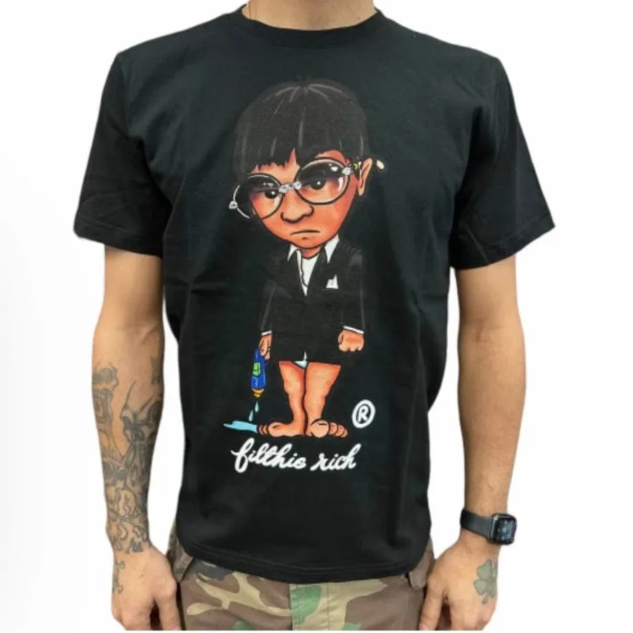 Filthie Rich Scar Face Boy T Shirt (Black)