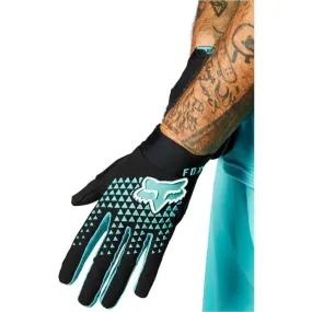 Fox Defend Full Finger Cycling Gloves - Teal