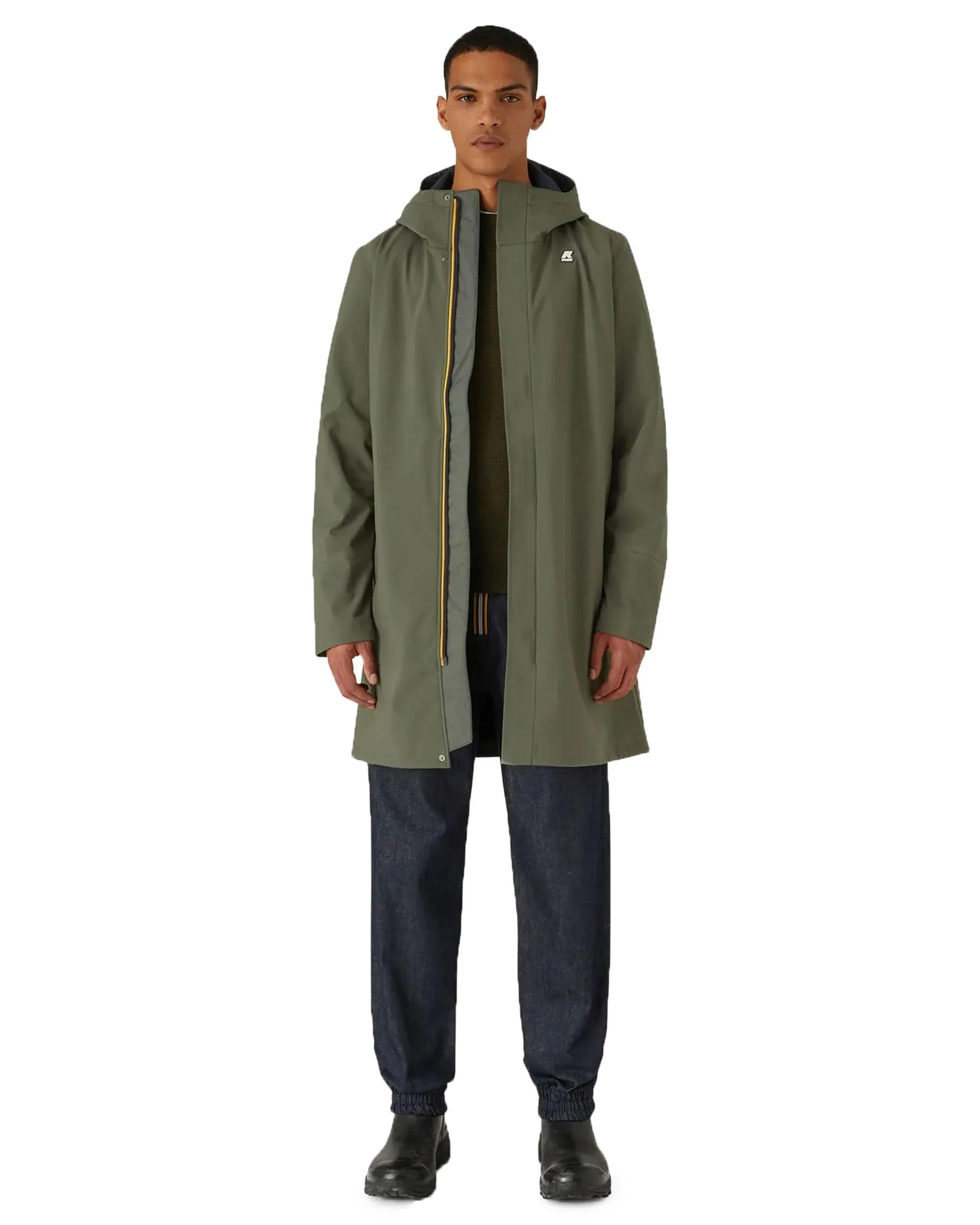 Giacca Uomo K-Way Thomas Bonded Verde