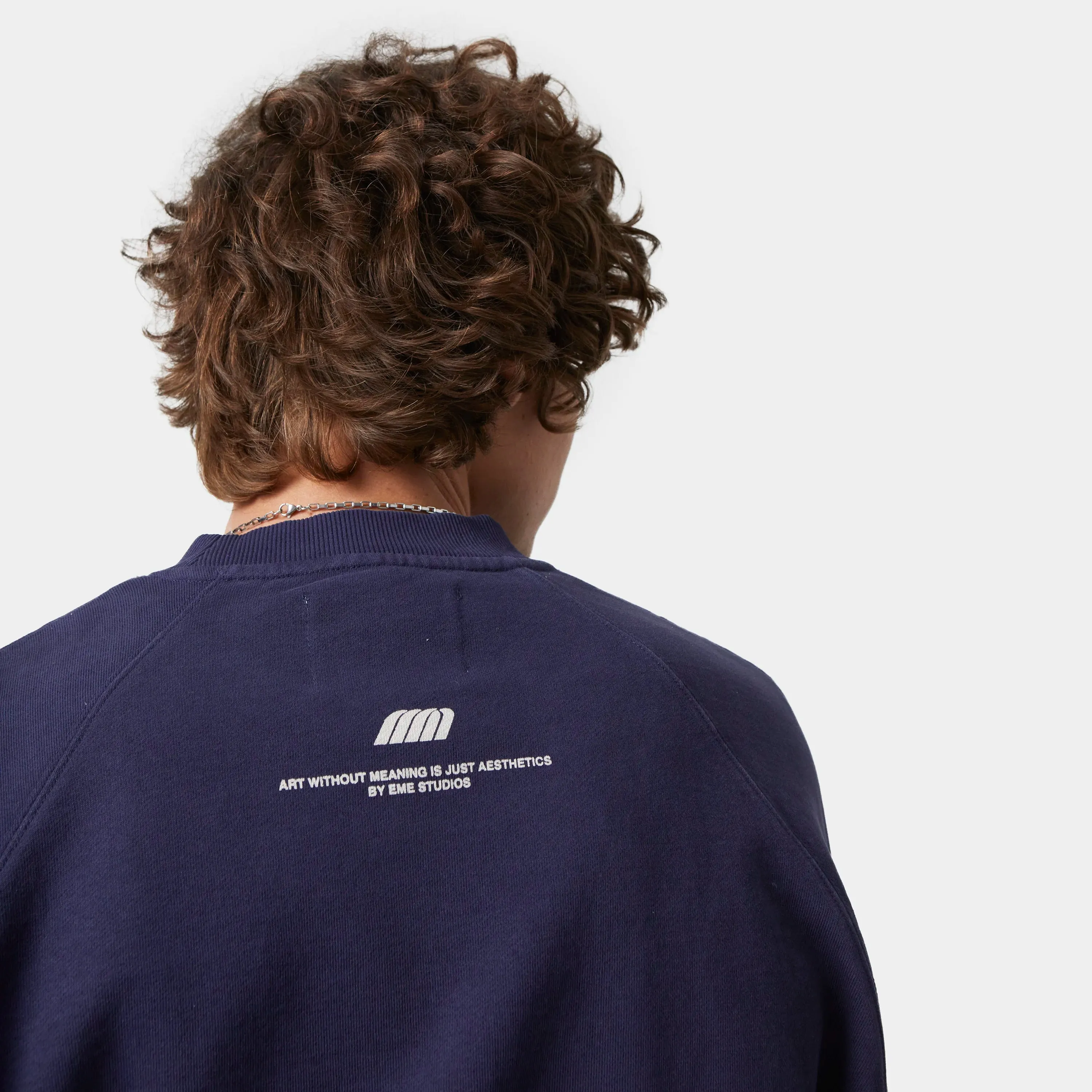 Hallmark Navy Oversized Crewneck