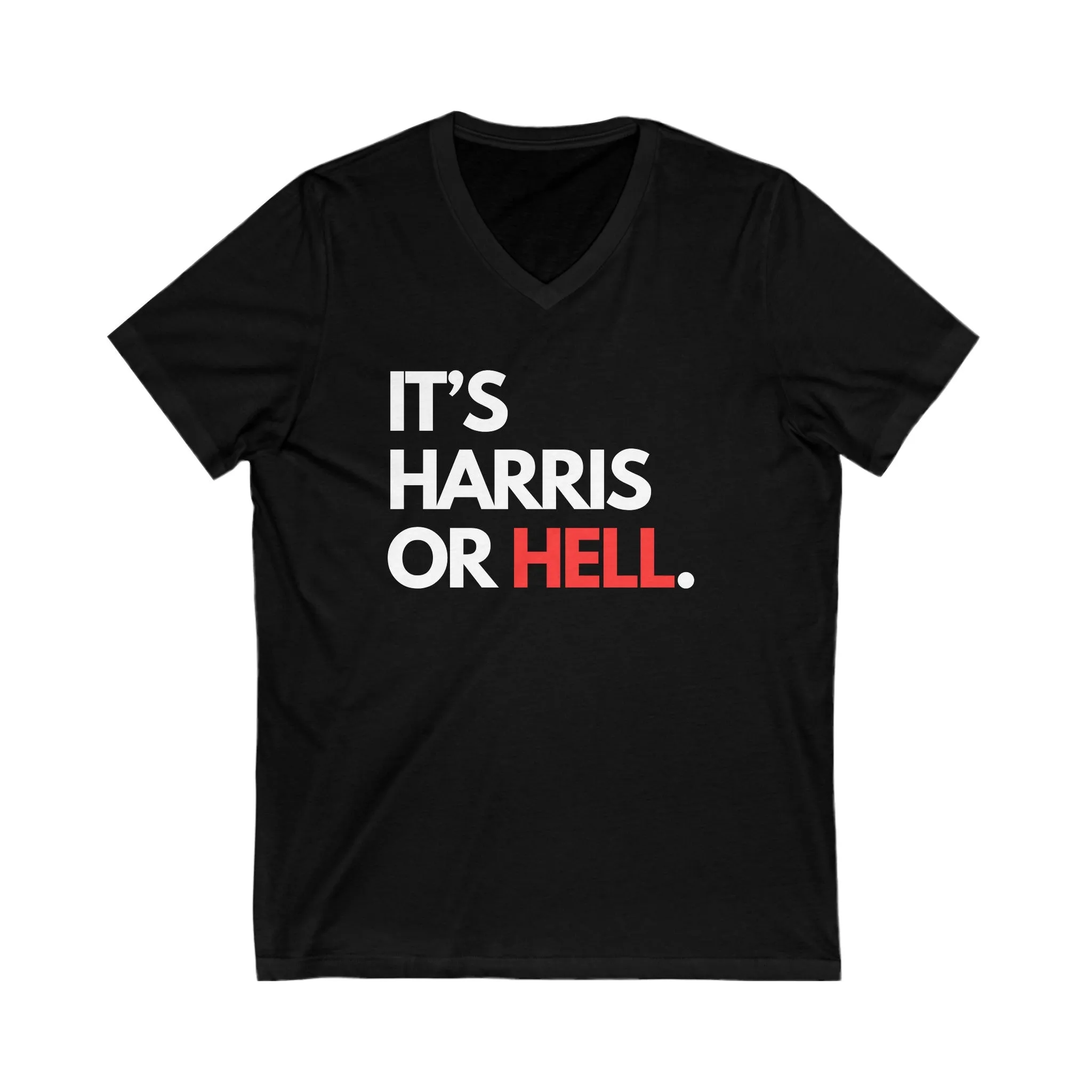 Harris or Hell  V-Neck Tee