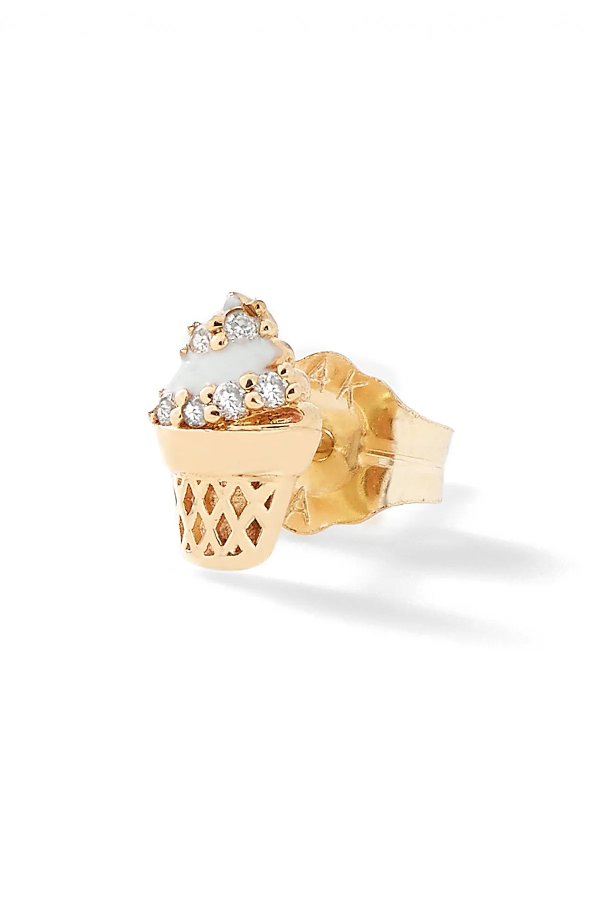 Ice Cream Cone Stud