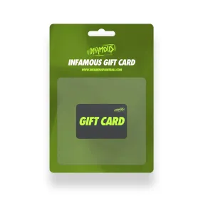 Infamous Paintball E-Gift Card