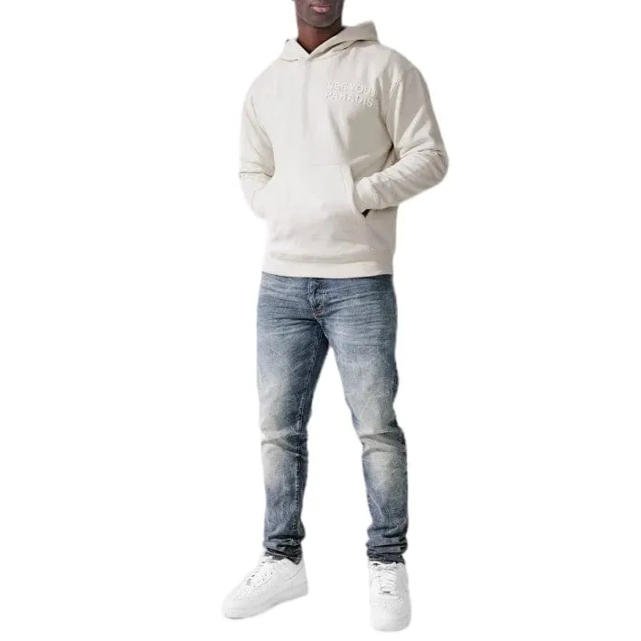 Jordan Craig Paradise Tonal Pullover Hoodie (Bone) 8850H