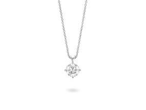 Lab-Grown Diamond 1ct. Round Brilliant Solitaire Pendant | White