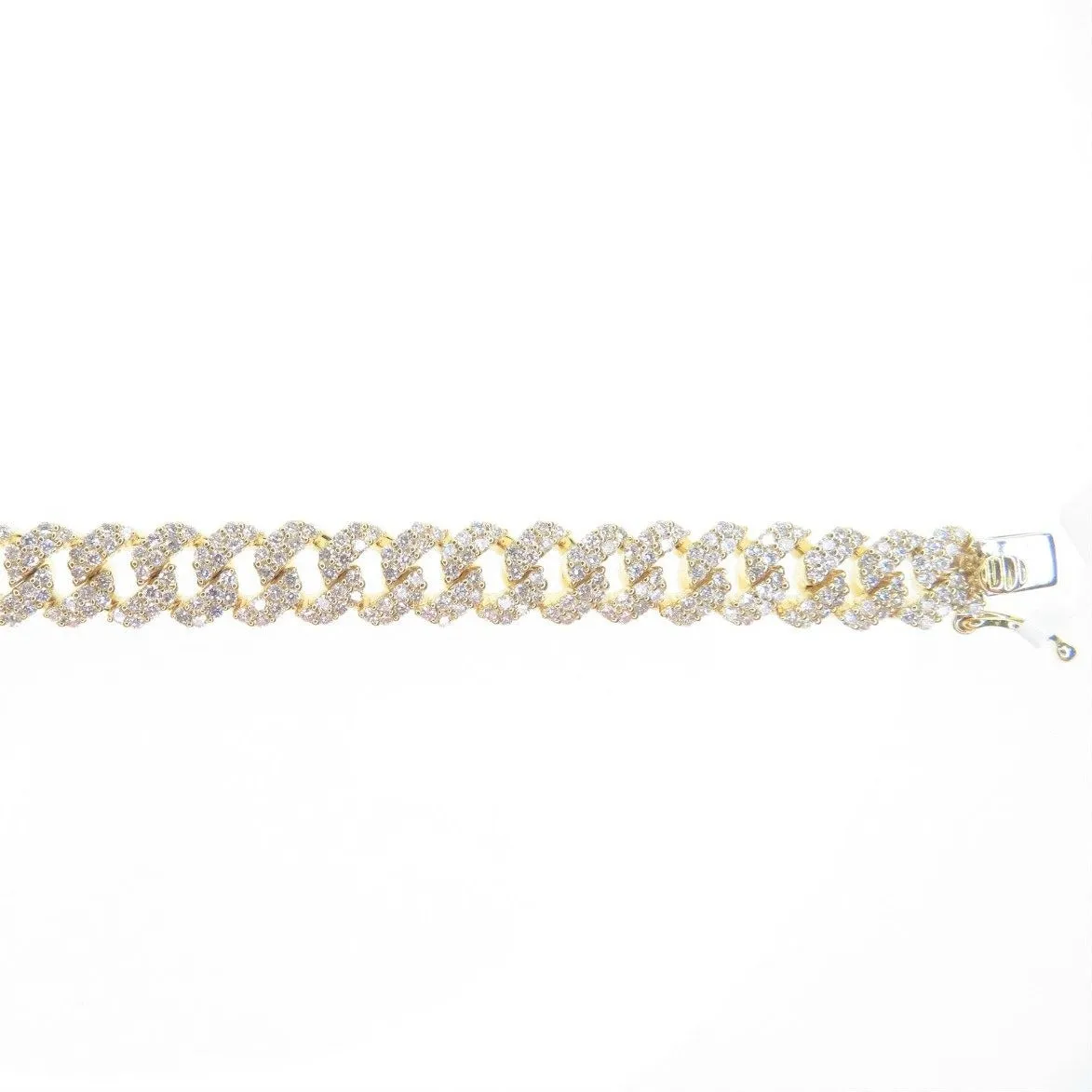 Large Diamond Cuban Bracelet