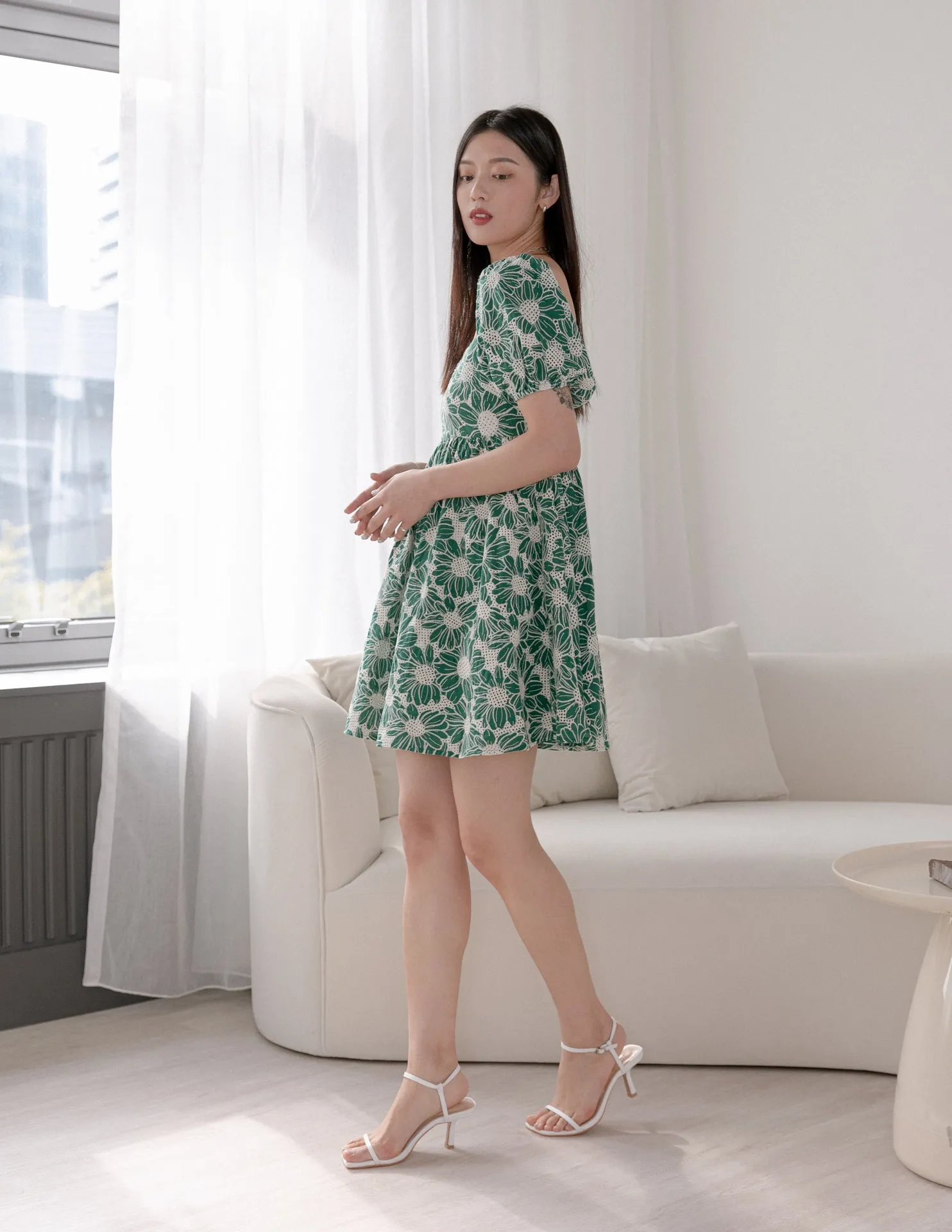 Mabel Dress in Green