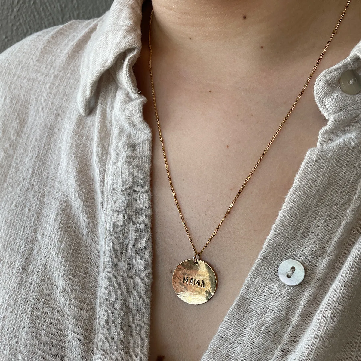 Mama Coin Necklace