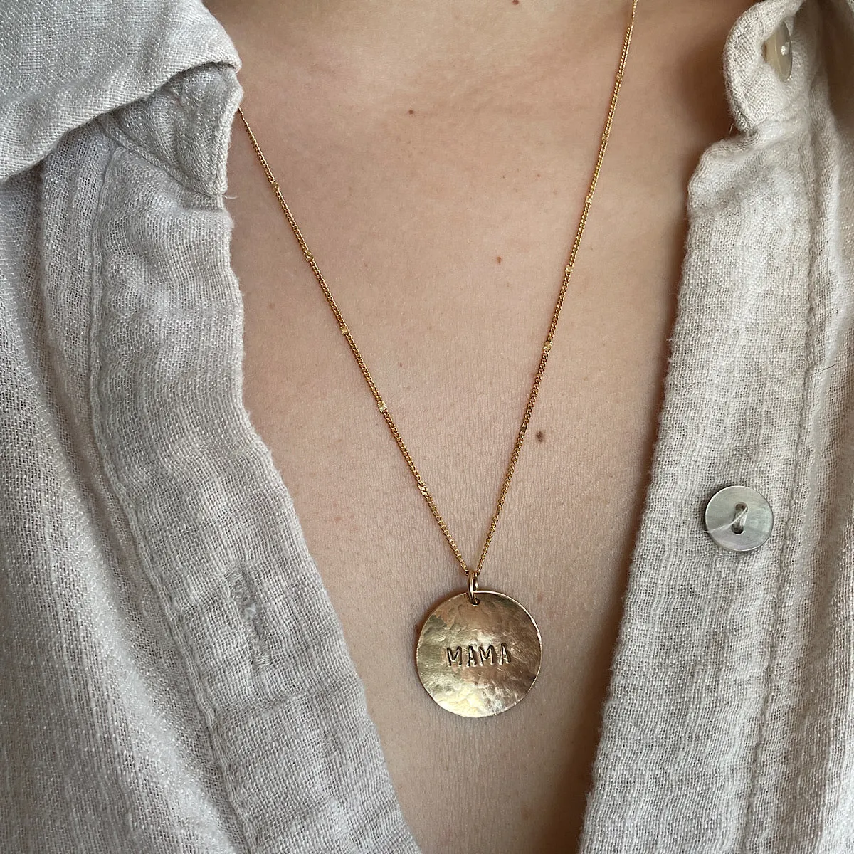 Mama Coin Necklace