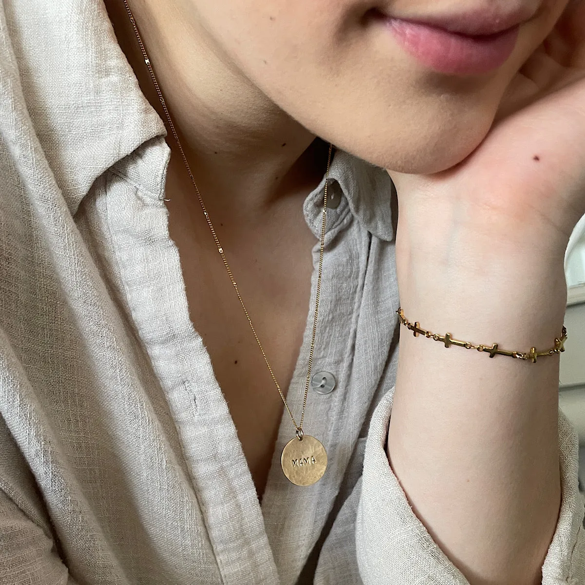 Mama Coin Necklace