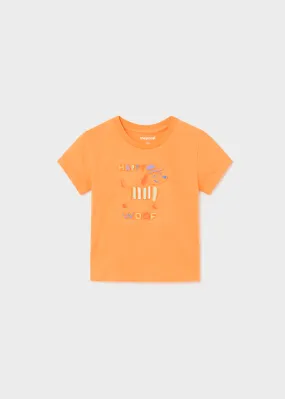 Mayoral Baby Boys Orange Dog T-Shirt