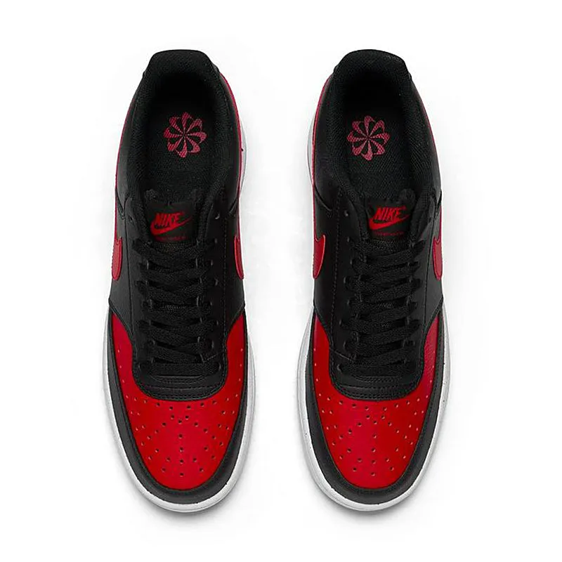 Men's Court Vision Low Next Nature Black/Red/White