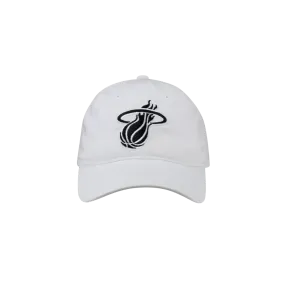 Miami HEAT Logo White Dad Hat