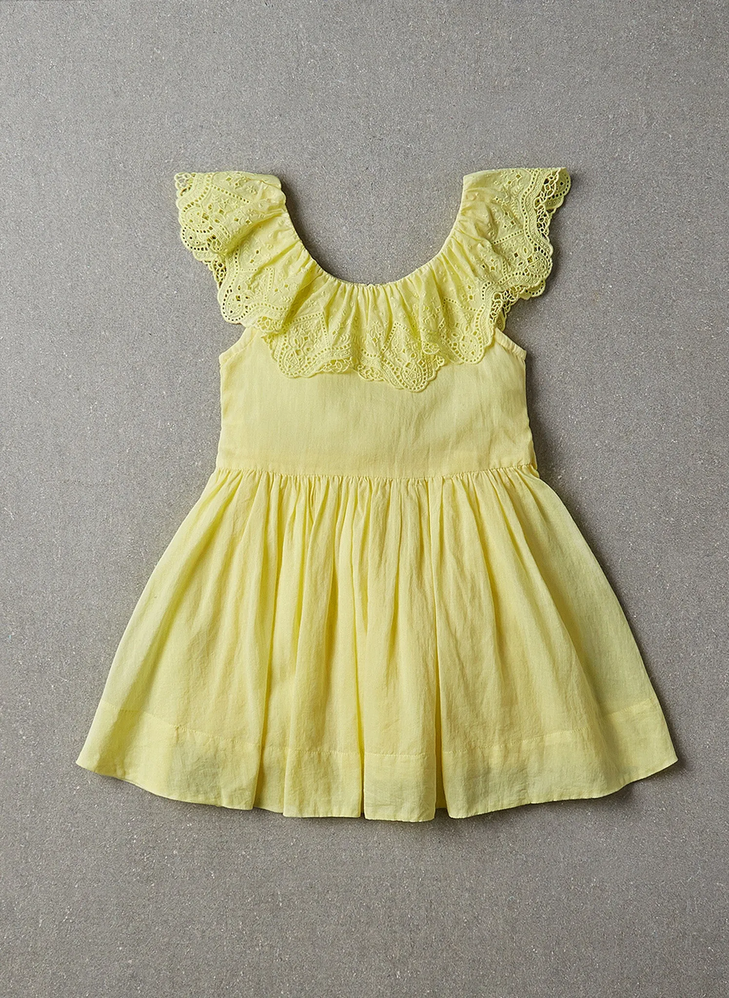 Nellystella Piper Dress in Chartreuse