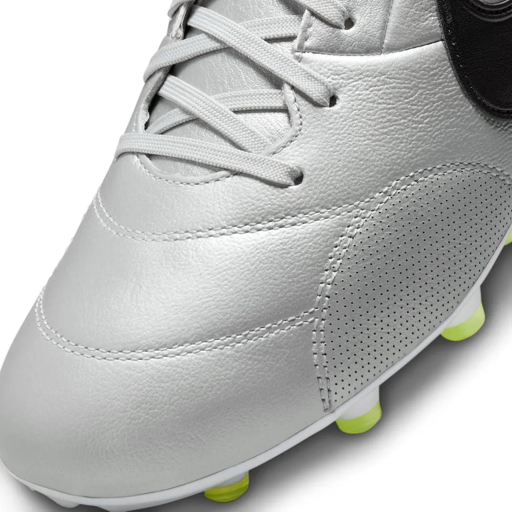 Nike Premier 3 FG Football Boots (Metallic Silver/Black/Volt)