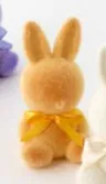 One Hundred 80 Degrees Flocked Sitting Bunny - Medium