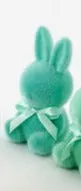 One Hundred 80 Degrees Flocked Sitting Bunny - Medium