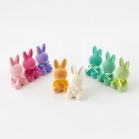 One Hundred 80 Degrees Flocked Sitting Bunny - Medium