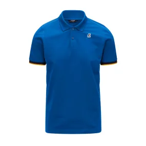 Polo K-Way Vincent Contrast Stretch Blu Royal