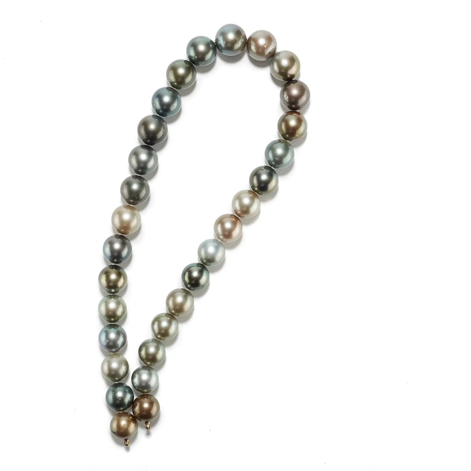 Round Tahitian Pearl Necklace