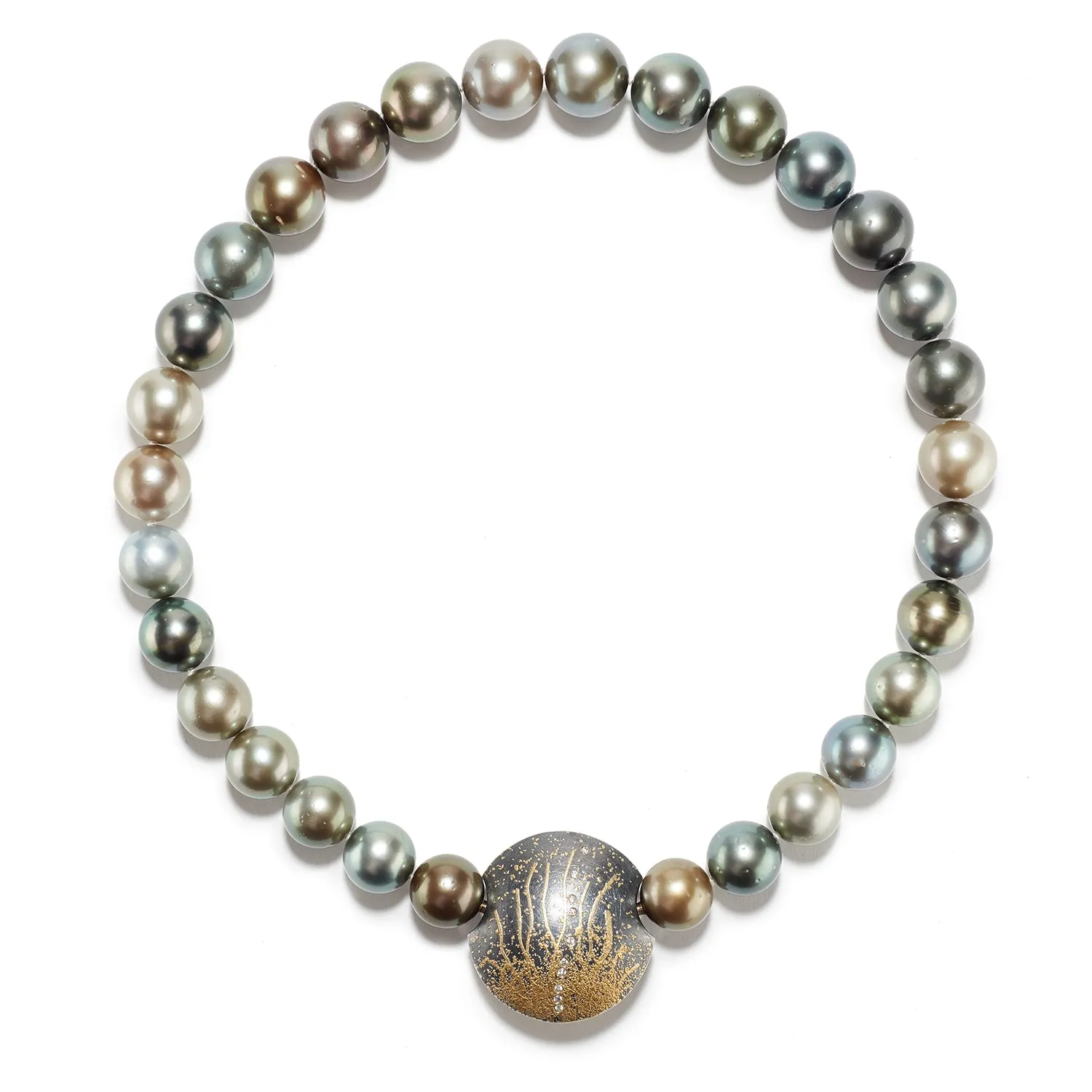 Round Tahitian Pearl Necklace